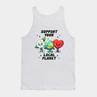 Support Your Local Planet Tank Top